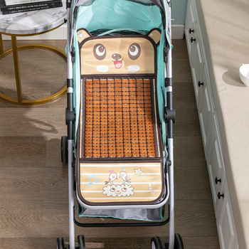 Jastučić za dječji kolica od bambusa, prozračan, hlađajući, jednodijelna konstrukcija