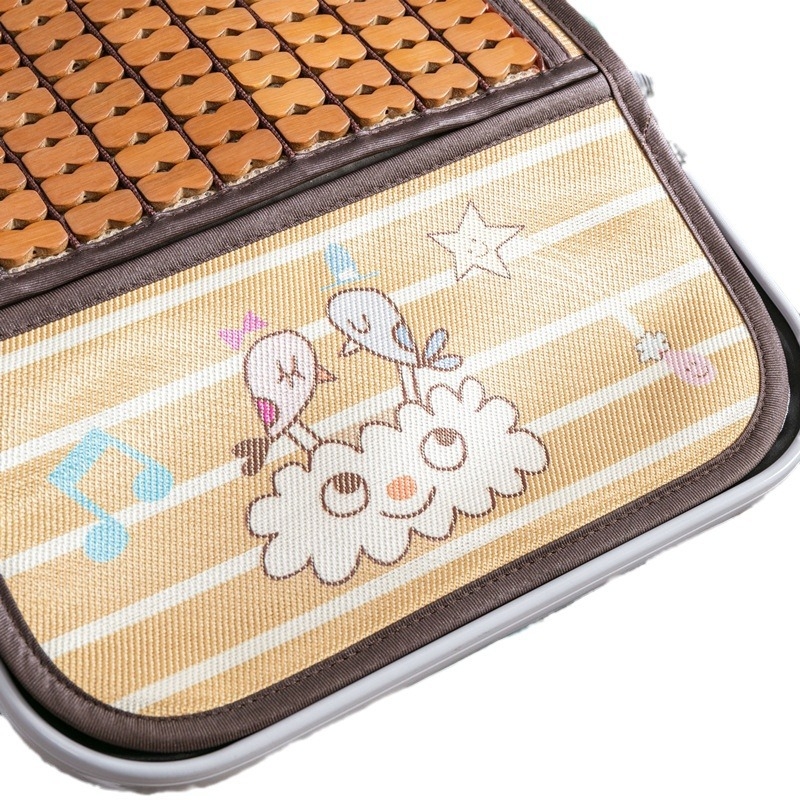 Jastučić za dječji kolica od bambusa, prozračan, hlađajući, jednodijelna konstrukcija