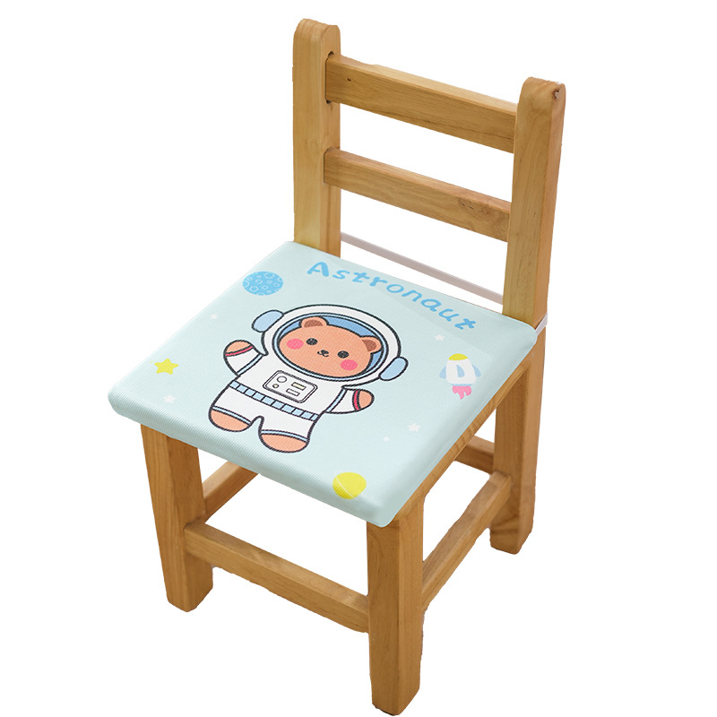 Dječji jastuk za sjedenje u cartoon stilu – Ice Silk materijal, punilo od pjene, debljina 2 cm