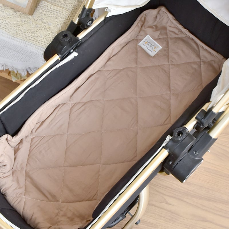 Podloga za dječja kolica – pamuk, periva, za bebe 0–12 mjeseci