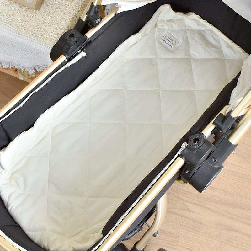 Podloga za dječja kolica – pamuk, periva, za bebe 0–12 mjeseci