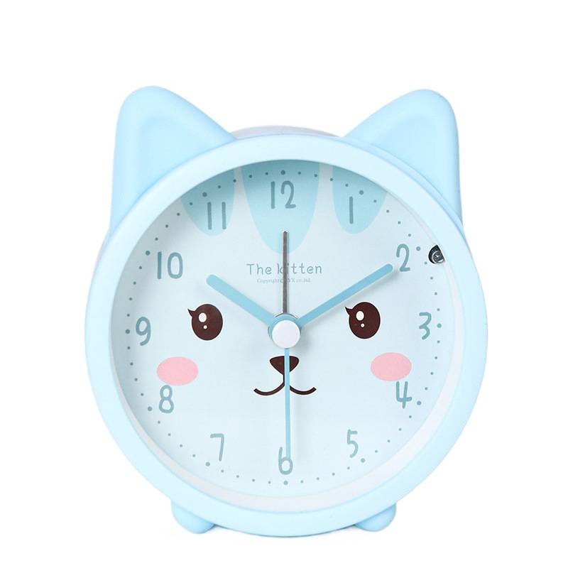 Stolni sat s karikaturnim dizajnom, napajan baterijom, kućište od ABS+silikona, brojčanik od plastike, jednostrani zaslon