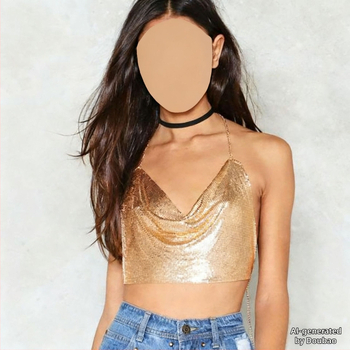 Alumínium hálós mellkas- és testlánc nyaklánc, 2024 nyári kiadás, súly 97 g