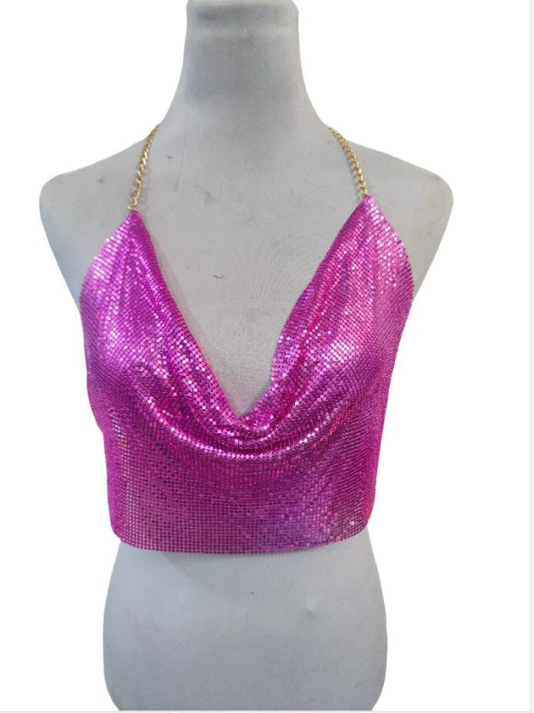 Alumínium hálós mellkas- és testlánc nyaklánc, 2024 nyári kiadás, súly 97 g