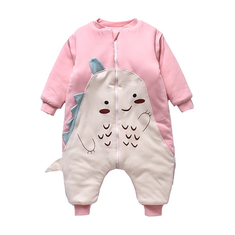 Zimska vreća za spavanje za bebe i djecu do 3 godine, unisex, debeli čisti pamuk, s odvojenim nogama