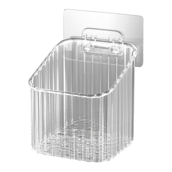 Jin Xi zidni bez bušenja ormarić za kupaonicu za pohranu sredstava za njegu lica | plastika | nosivost 10 kg | lagani luksuzni stil