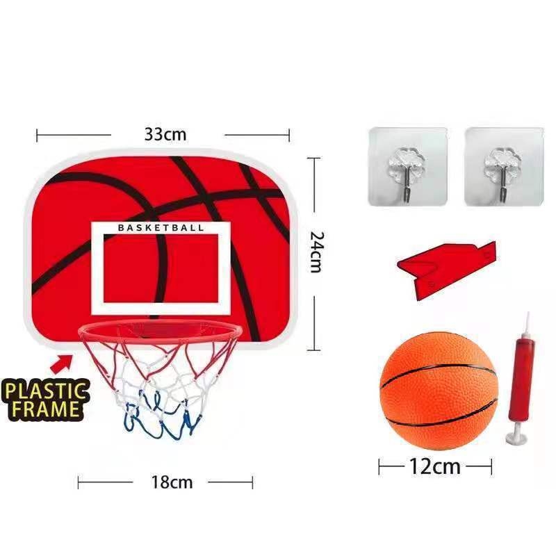 Παιδική βάση μπάσκετ με ρυθμιζόμενο ύψος για εσωτερική και εξωτερική χρήση – πλαίσιο σουτ με ράφι για μπάλα