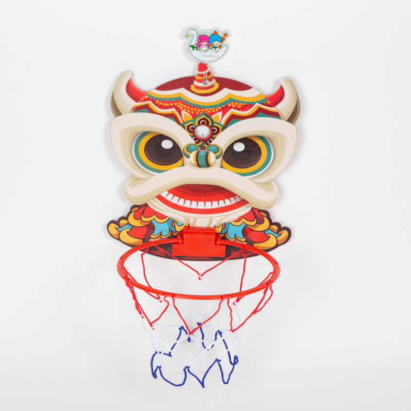 Dječja visi košarkaška igračka za unutarnju upotrebu — stalak za lopte (Materijal: karton, PP; Pakiranje: OPP; Podrijetlo: Yiwu, Kina; Marka: Boyu)