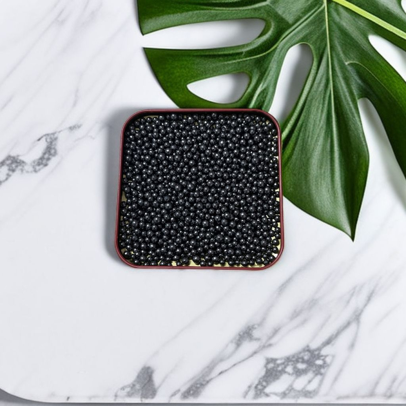 Kalio permanganato kamuolys — nano mineraliniai kristalai formaldehidui šalinti, bambuko anglies maišelis, 1 kg