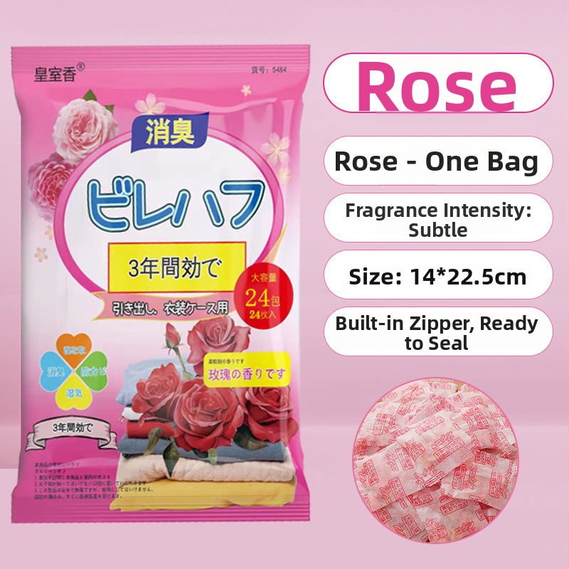 Royal Incense roosilõhnalised molballid riidekapile — hallituse, kahjurite ja niiskuse kaitse, 96 tk