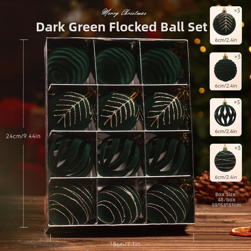 Kalėdų eglutės papuošalai, flokuoti, liejimo gamyba, prekės ženklas: Other