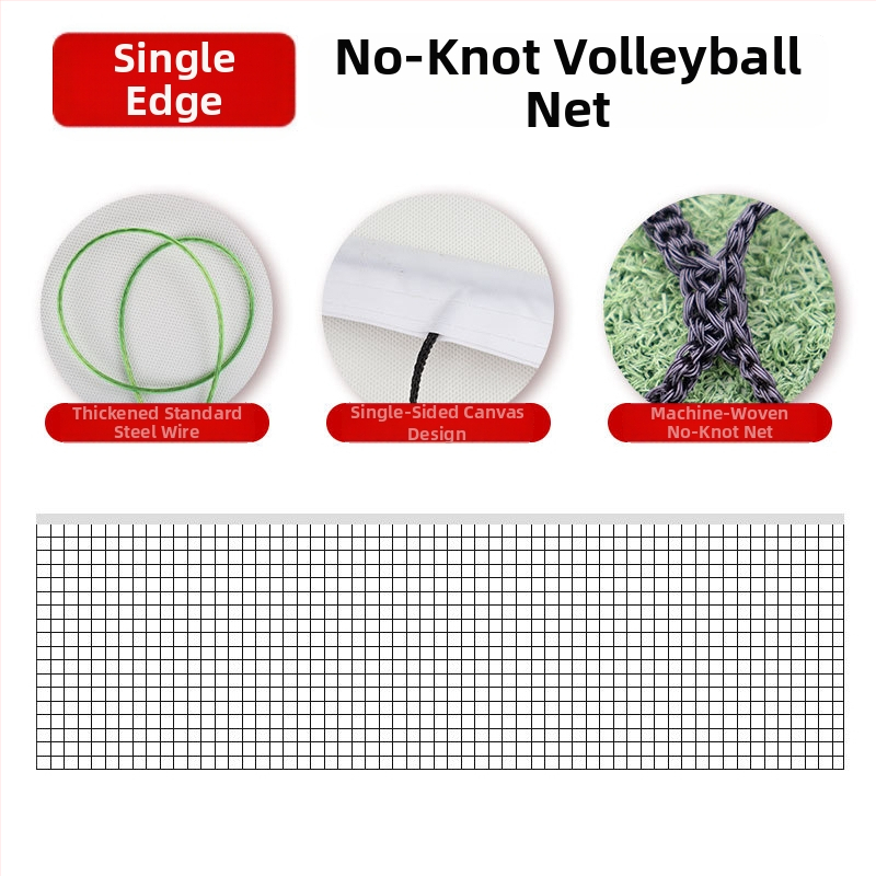 Võrkpalli võrk standardvõistlusteks, paksendatud kaaluga raamiga, Chenhong, polüester/PE