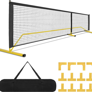 Cadr nylon de plasă pentru Pickleball/Tenis, portabil pentru interior și exterior, 8,5 kg, ambalare 92x19x14 cm