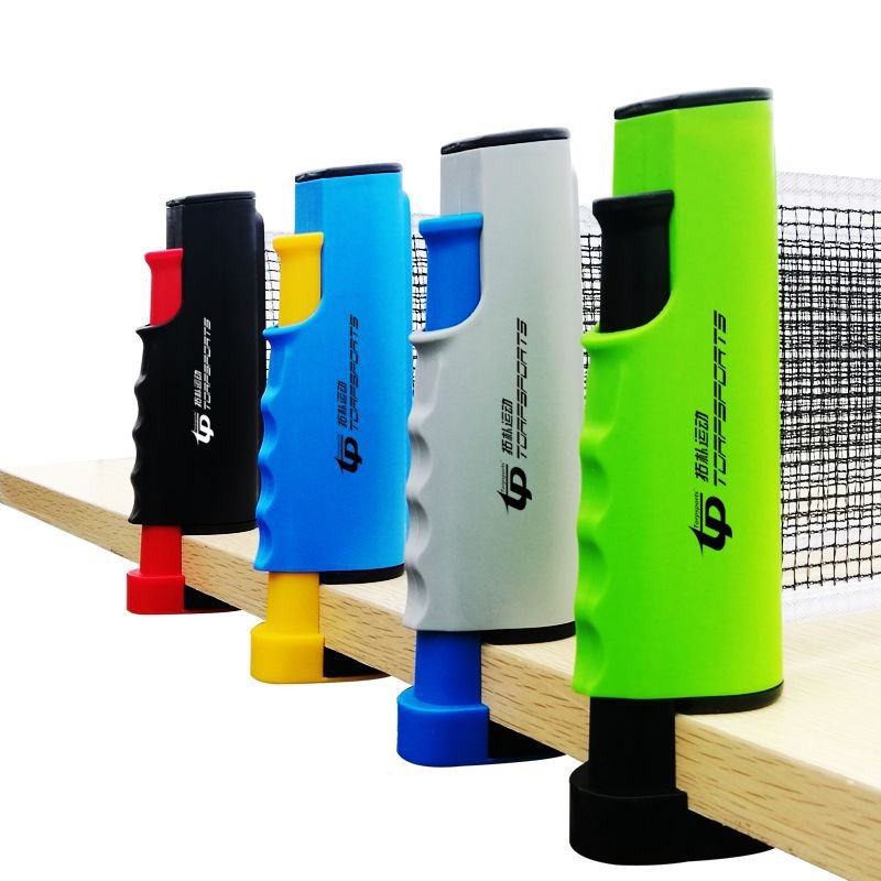 Стойка за мрежа на тенис на маса – удебелена, преносима, разтегателна, за външна употреба, универсална