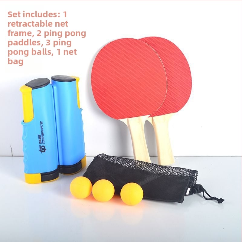 Stalo teniso tinklo laikiklis – storesnis, nešiojamas, ištraukiamas, lauko naudojimui