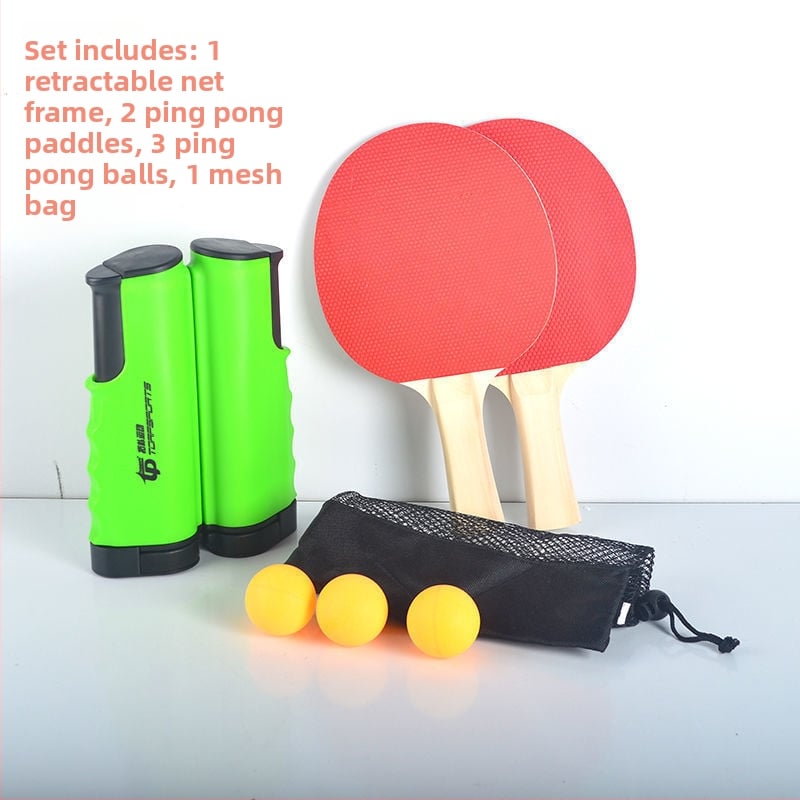 Stalo teniso tinklo laikiklis – storesnis, nešiojamas, ištraukiamas, lauko naudojimui