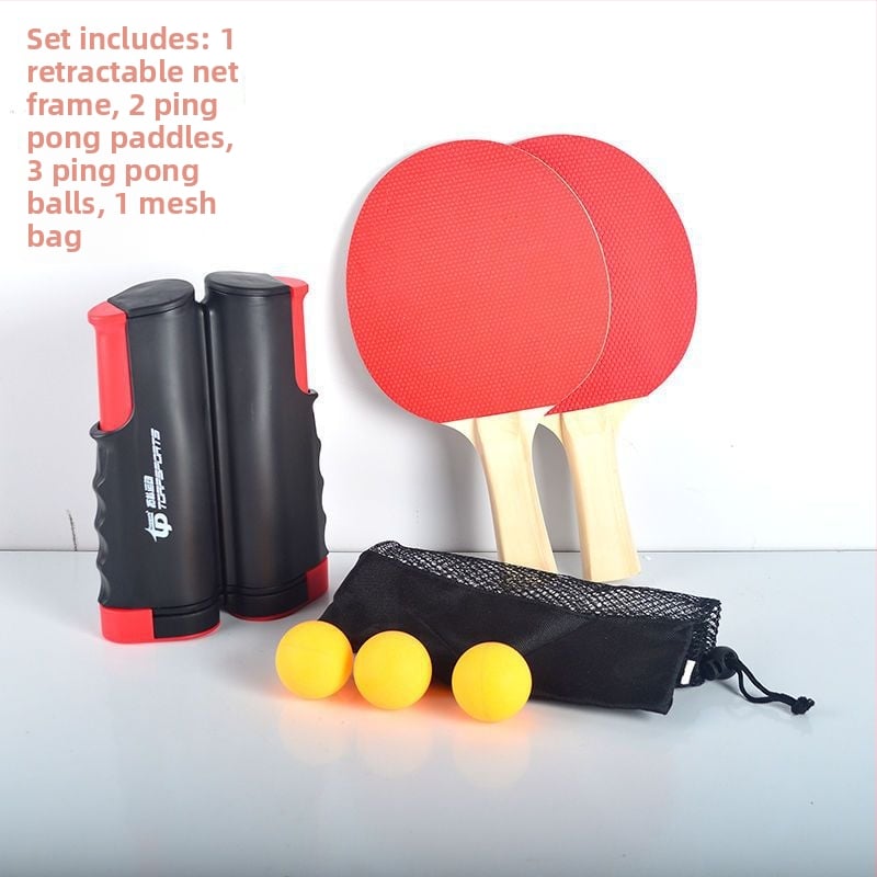 Stalo teniso tinklo laikiklis – storesnis, nešiojamas, ištraukiamas, lauko naudojimui