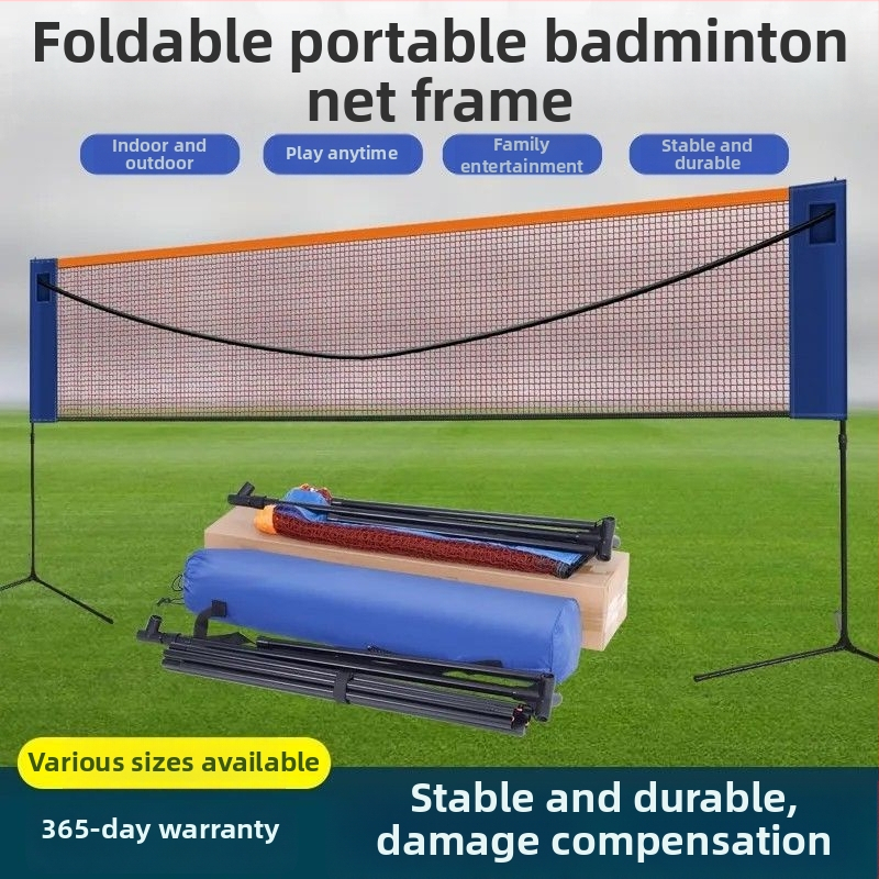 Kaasaskantav badmintonivõrgu alus – kokkupandav, sobib sise- ja väliskasutuseks kodu jaoks