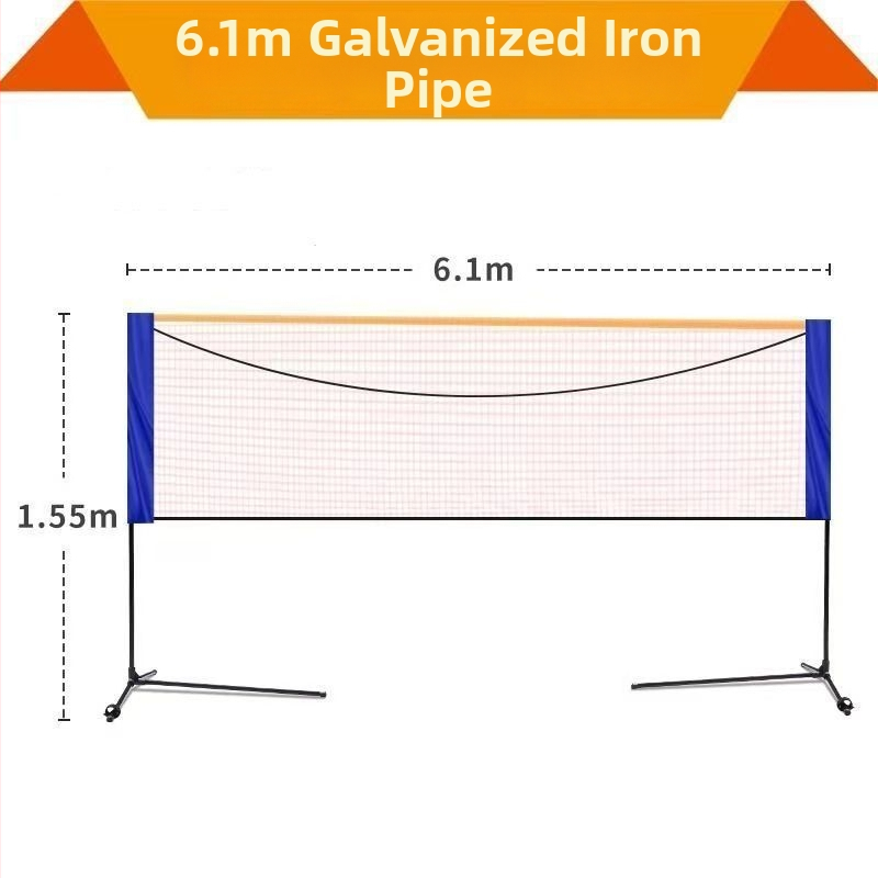 Kaasaskantav badmintonivõrgu alus – kokkupandav, sobib sise- ja väliskasutuseks kodu jaoks