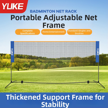 Badmintoni võrgu raam, kokkupandav ja kaasaskantav siseruumi ja väljakul kasutamiseks, nailonist materjal, bränd Yuke, tootekood YPWJ