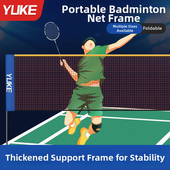 Badmintoni võrgu raam, kokkupandav ja kaasaskantav siseruumi ja väljakul kasutamiseks, nailonist materjal, bränd Yuke, tootekood YPWJ