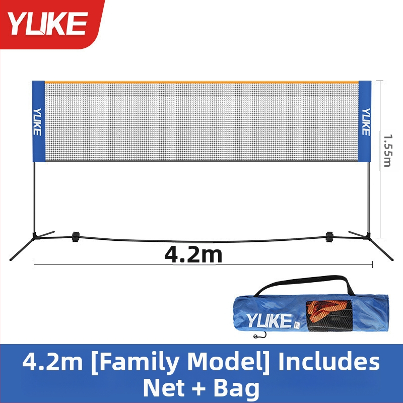 Badmintoni võrgu raam, kokkupandav ja kaasaskantav siseruumi ja väljakul kasutamiseks, nailonist materjal, bränd Yuke, tootekood YPWJ