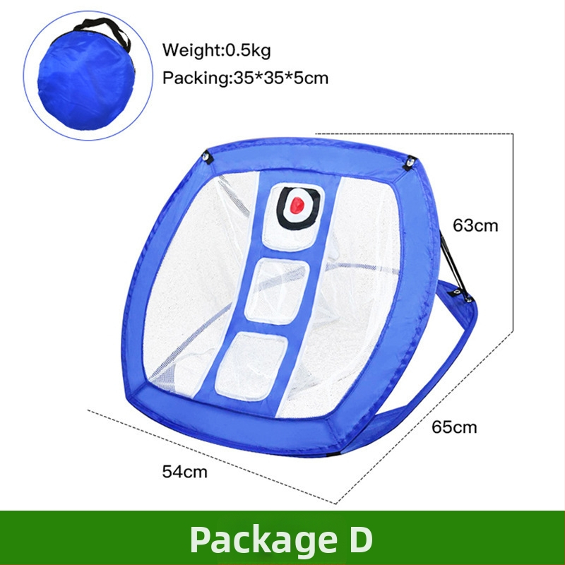 Nearlong сгъваем голф тренировъчен нет, вътрешен чипинг нет с трислойна целева мрежа, стъклени влакна