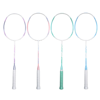 Badminton raketa s cijelim karbonskim okvirom, težina 75–79 g, izravan udarac, kontrola lopte, mogućnost prilagođavanja