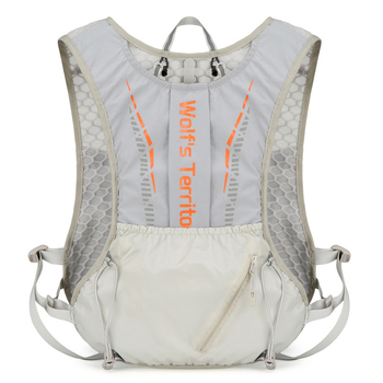 Походна раница — найлон, дишаща, подплата полиестер, презрамки с извивка, подходяща за колоездене