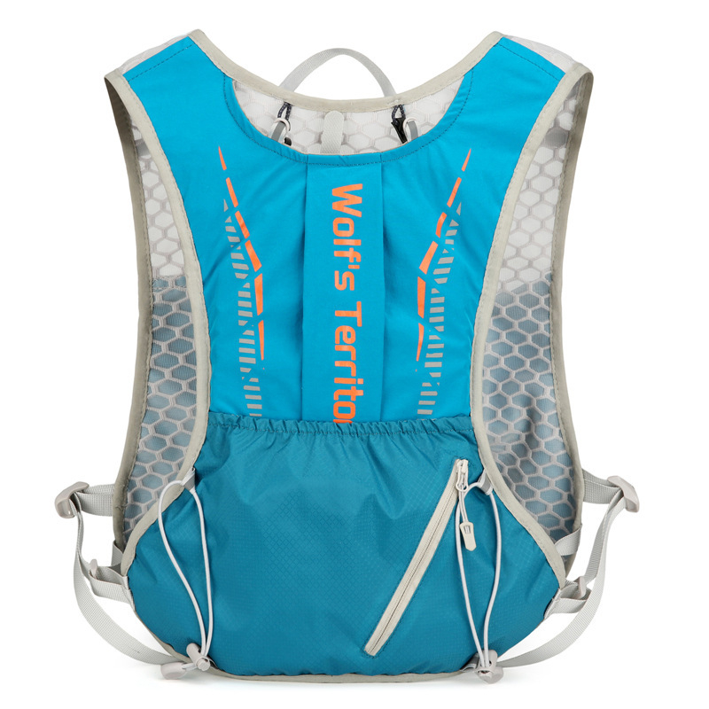 Походна раница — найлон, дишаща, подплата полиестер, презрамки с извивка, подходяща за колоездене