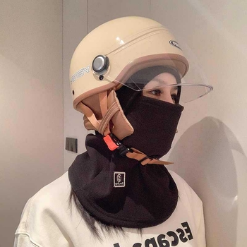 Unisex maska za vožnju biciklom od najlona, s fleecem za toplinu, otporna na vjetar, s integriranom kapuljom i ovratnikom za vrat