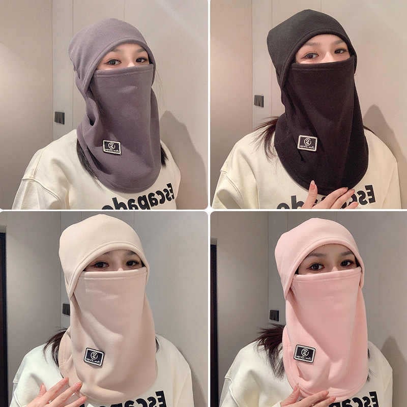 Unisex maska za vožnju biciklom od najlona, s fleecem za toplinu, otporna na vjetar, s integriranom kapuljom i ovratnikom za vrat