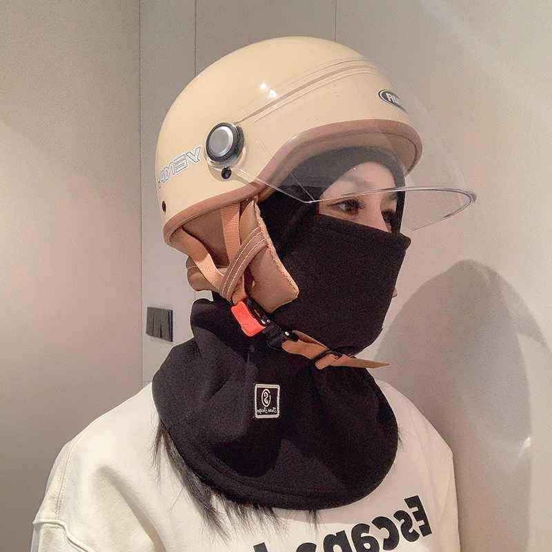 Unisex maska za vožnju biciklom od najlona, s fleecem za toplinu, otporna na vjetar, s integriranom kapuljom i ovratnikom za vrat