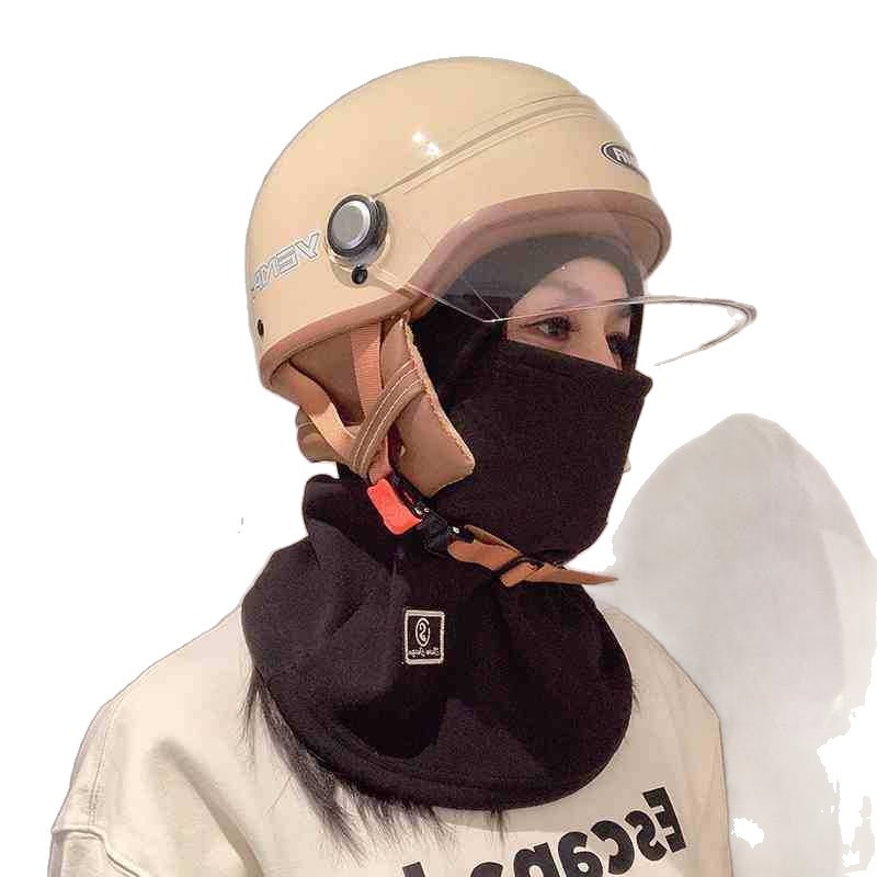 Unisex maska za vožnju biciklom od najlona, s fleecem za toplinu, otporna na vjetar, s integriranom kapuljom i ovratnikom za vrat