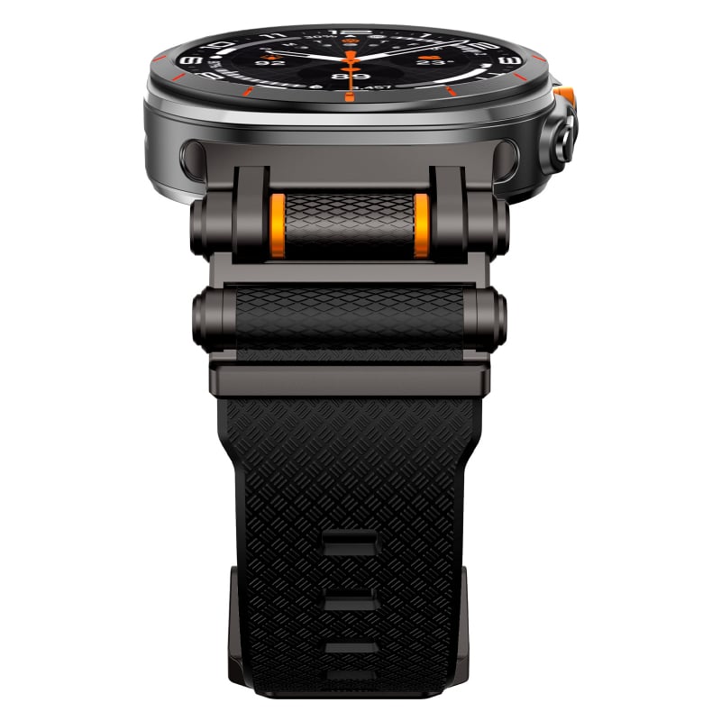 Silikoonrihm Apple Watchile süsinikkiust tekstuuriga, kaal 65 g