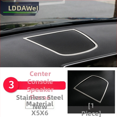 BMW X5 X6 (2014-2018) iekšējā dekorācija - 3D dekoratīvā lenta gaisa padeves atverēm un centrālajai konsolei, modelis 65455465, Guangzhou