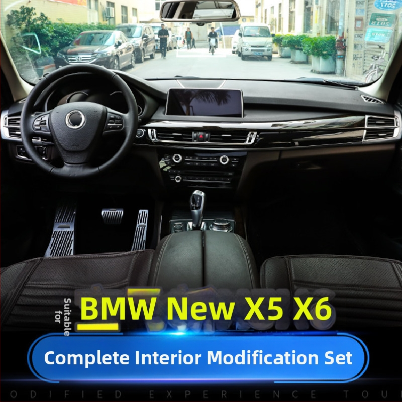 BMW X5 X6 (2014-2018) iekšējā dekorācija - 3D dekoratīvā lenta gaisa padeves atverēm un centrālajai konsolei, modelis 65455465, Guangzhou