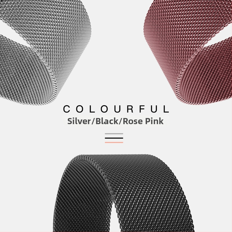 Roostevabast terasest Milaanese magnetrihm Apple Watch S8 jaoks – eriline kohandatud liides, 30 g