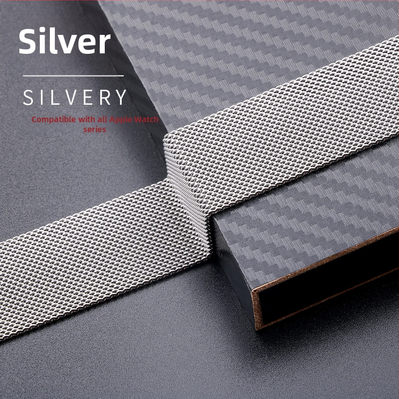 Roostevabast terasest Milaanese magnetrihm Apple Watch S8 jaoks – eriline kohandatud liides, 30 g