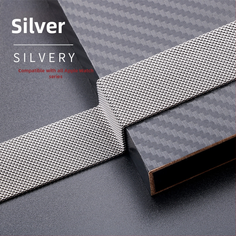 Roostevabast terasest Milaanese magnetrihm Apple Watch S8 jaoks – eriline kohandatud liides, 30 g