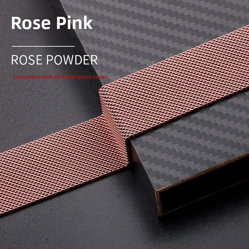 Roostevabast terasest Milaanese magnetrihm Apple Watch S8 jaoks – eriline kohandatud liides, 30 g