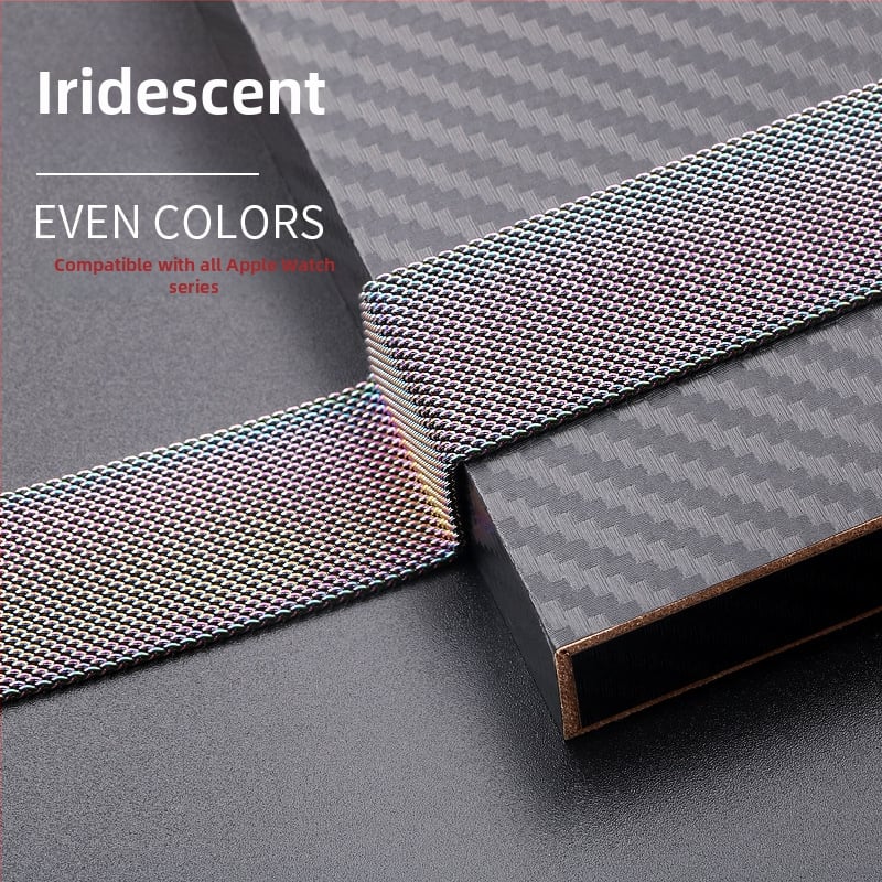 Roostevabast terasest Milaanese magnetrihm Apple Watch S8 jaoks – eriline kohandatud liides, 30 g