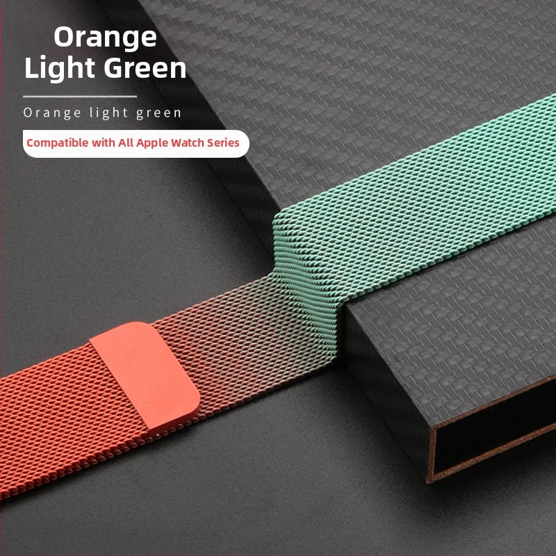Roostevabast terasest Milaanese magnetrihm Apple Watch S8 jaoks – eriline kohandatud liides, 30 g