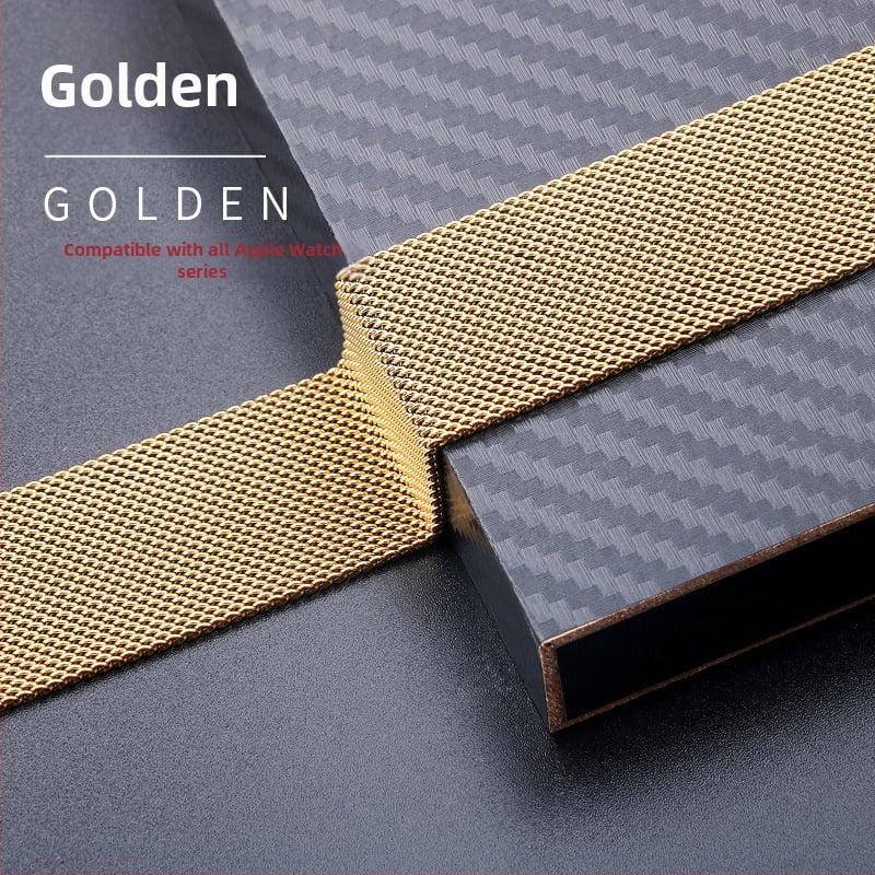 Roostevabast terasest Milaanese magnetrihm Apple Watch S8 jaoks – eriline kohandatud liides, 30 g