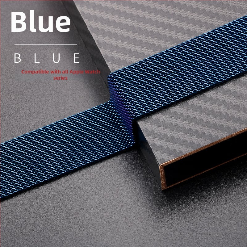 Roostevabast terasest Milaanese magnetrihm Apple Watch S8 jaoks – eriline kohandatud liides, 30 g