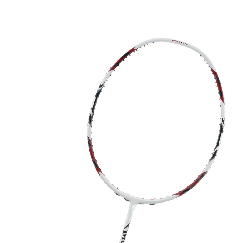 Badminton reketa od karbonskih vlakana, najlonske žice, unutarnja pjena, težina 80–84 g, debljina drške G5