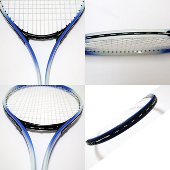 Tenis raketa za početnike, okvir od karbonsko-aluminijske legure, težina 95–100 g, direktan udarac, srednja tvrdoća