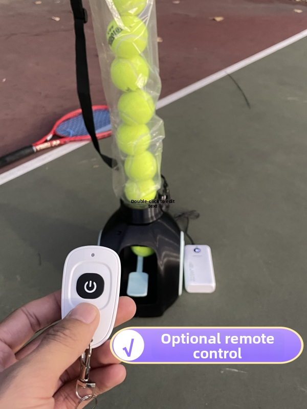 Nešiojama sulankstoma teniso kamuolių servavimo mašina treniruotėms su savitarnos funkcija