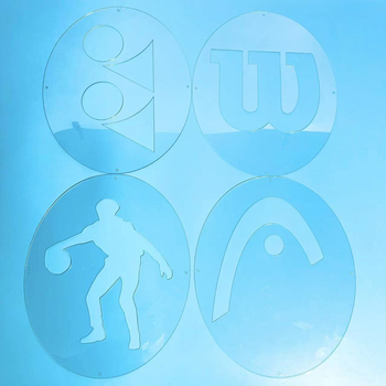 Plastična pločica za označavanje teniske rekete s LOGO šablonom i grafiti stilom perifernog dizajna za fanove Cai Xukun