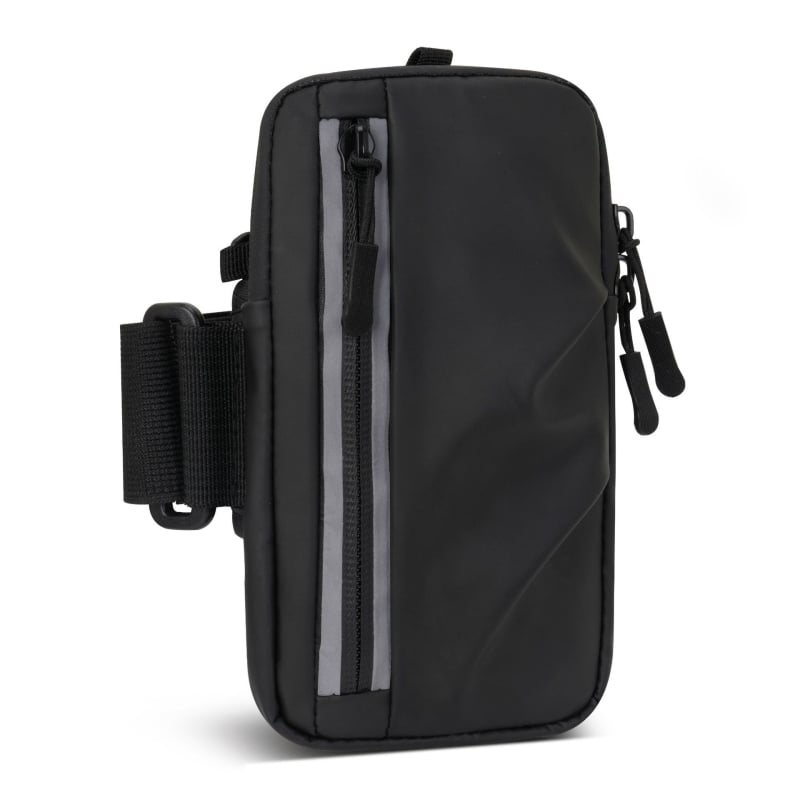 Арм чантичка за телефон за спорт на открито, унисекс, лек PU материал, дишаща, рефлекторна нощна безопасност, подплата полиестер, летен сезон 2025